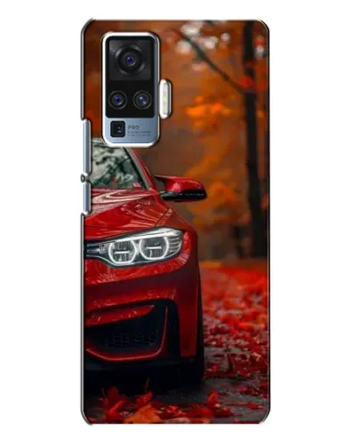 Чехол для Vivo X50 Pro с картинкой «Осенняя BMW M4»