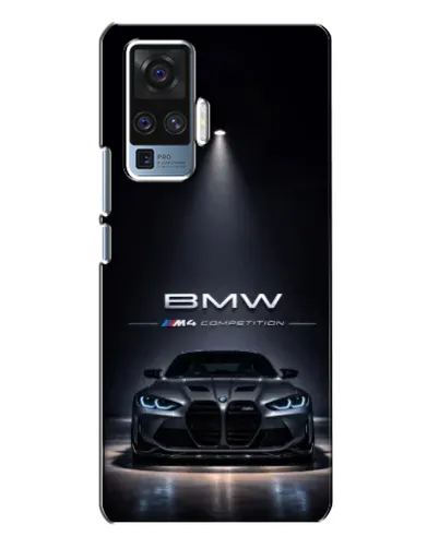 Чехол для Vivo X50 Pro с картинкой «BMW сквозь ночной город» Чехол для Vivo X50 Pro с картинкой «BMW сквозь ночной город»