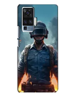 Чехол для Vivo X50 Pro с картинкой «PUBG — реалистичный герой»