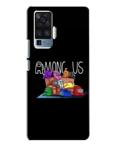 Чехол для Vivo X50 Pro с картинкой «Логотип Among Us»