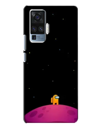 Чехол для Vivo X50 Pro с картинкой «Одинокий герой на планете»