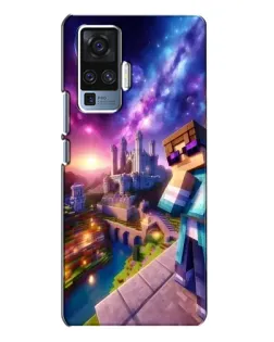 Чехол для Vivo X50 Pro с картинкой «Стив и космос» Чехол для Vivo X50 Pro с картинкой «Стив и космос»