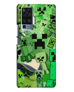 Чехол для Vivo X50 Pro с картинкой «Криперы Minecraft» Чехол для Vivo X50 Pro с картинкой «Криперы Minecraft»