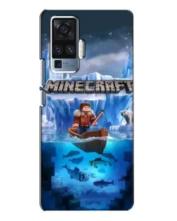 Чехол для Vivo X50 Pro с картинкой «Minecraft ледяной мир» Чехол для Vivo X50 Pro с картинкой «Minecraft ледяной мир»