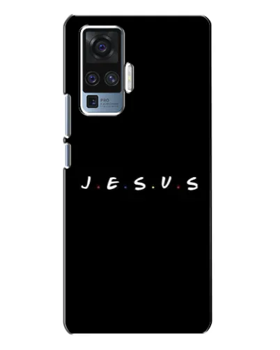 Чехол для Vivo X50 Pro с картинкой «Точки веры J.E.S.U.S.»