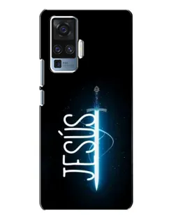 Чехол для Vivo X50 Pro с картинкой «Меч Духа Jesus»