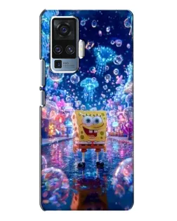 Чехол для Vivo X50 Pro с картинкой «Неоновый океан»