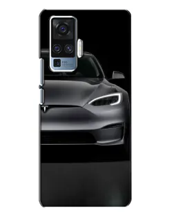 Чехол для Vivo X50 Pro с картинкой «Tesla Model S Look» Чехол для Vivo X50 Pro с картинкой «Tesla Model S Look»