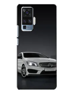 Чехол для Vivo X50 Pro с картинкой «Mercedes AMG GT Silver»