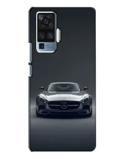Чехол для Vivo X50 Pro с картинкой «Mercedes на черном»