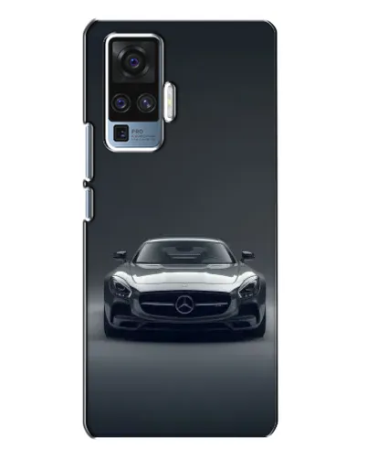 Чехол для Vivo X50 Pro с картинкой «Mercedes на черном» Чехол для Vivo X50 Pro с картинкой «Mercedes на черном»
