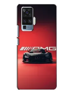 Чехол для Vivo X50 Pro с картинкой «Mercedes AMG — красная линия»