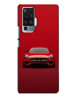 Чехол для Vivo X50 Pro с картинкой «Красный Mercedes AMG»