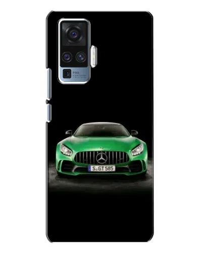 Чехол для Vivo X50 Pro с картинкой «Mercedes — неоновый лого» Чехол для Vivo X50 Pro с картинкой «Mercedes — неоновый лого»