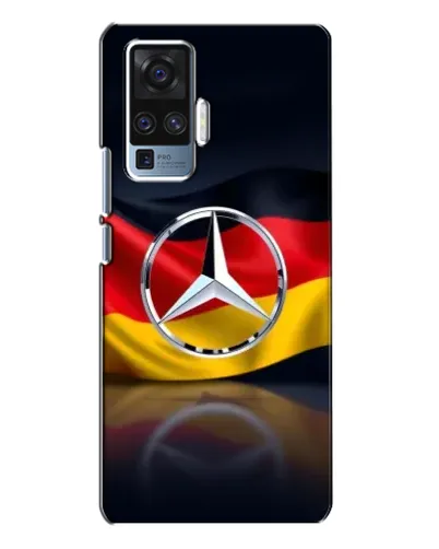 Чехол для Vivo X50 Pro с картинкой «Mercedes — флаг Германии» Чехол для Vivo X50 Pro с картинкой «Mercedes — флаг Германии»