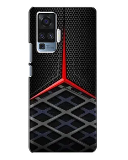 Чехол для Vivo X50 Pro с картинкой «Mercedes Carbon Grid»