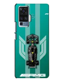 Чехол для Vivo X50 Pro с картинкой «Mercedes AMG Petronas»