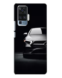 Чехол для Vivo X50 Pro с картинкой «Свет фар Mercedes»