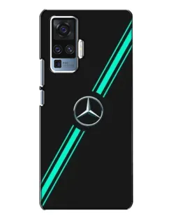 Чехол для Vivo X50 Pro с картинкой «Спортивные линии Mercedes» Чехол для Vivo X50 Pro с картинкой «Спортивные линии Mercedes»