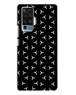 Чехол для Vivo X50 Pro с картинкой «Mercedes паттерн звезд» Чехол для Vivo X50 Pro с картинкой «Mercedes паттерн звезд»