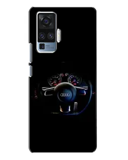 Чехол для Vivo X50 Pro с картинкой «Салон Audi — руль» Чехол для Vivo X50 Pro с картинкой «Салон Audi — руль»