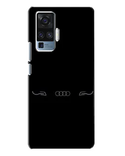 Чехол для Vivo X50 Pro с картинкой «Audi — световой подпись» Чехол для Vivo X50 Pro с картинкой «Audi — световой подпись»