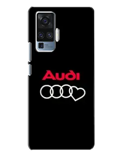 Чехол для Vivo X50 Pro с картинкой «Логотип Audi Heart» Чехол для Vivo X50 Pro с картинкой «Логотип Audi Heart»