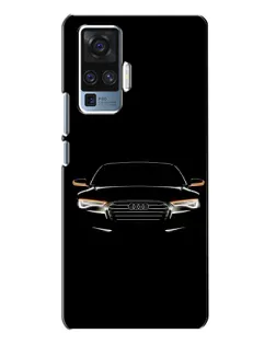 Чехол для Vivo X50 Pro с картинкой «Audi — ночной контур» Чехол для Vivo X50 Pro с картинкой «Audi — ночной контур»