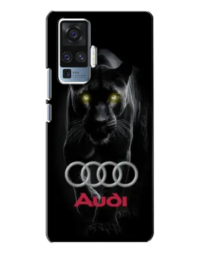 Чехол для Vivo X50 Pro с картинкой «Пантера и Audi»