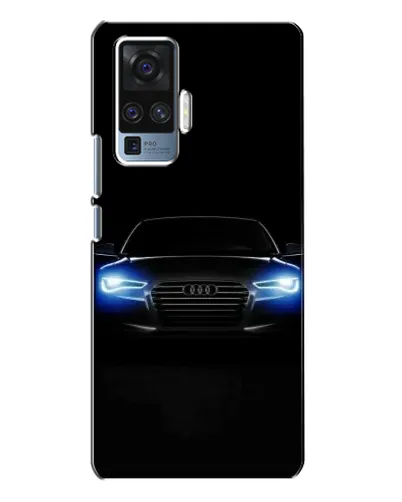 Чехол для Vivo X50 Pro с картинкой «Audi в неоне»