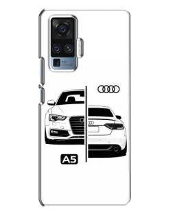 Чехол для Vivo X50 Pro с картинкой «Audi — контрастный дизайн» Чехол для Vivo X50 Pro с картинкой «Audi — контрастный дизайн»