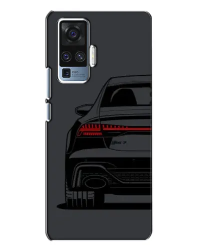 Чехол для Vivo X50 Pro с картинкой «Задняя часть Audi — арт»