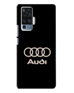 Чехол для Vivo X50 Pro с картинкой «Audi — золотой логотип» Чехол для Vivo X50 Pro с картинкой «Audi — золотой логотип»