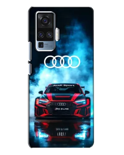 Чехол для Vivo X50 Pro с картинкой «Audi Sport — неон»