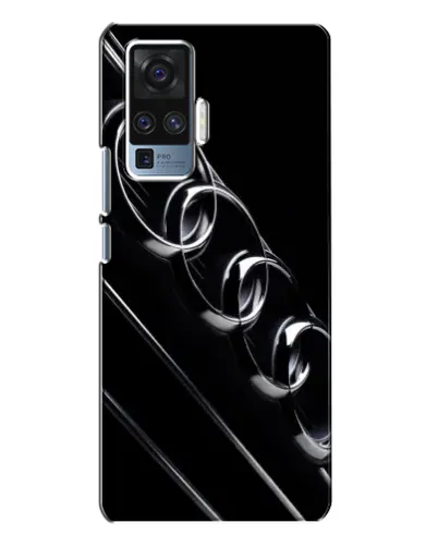 Чехол для Vivo X50 Pro с картинкой «Audi — абстрактные кольца»