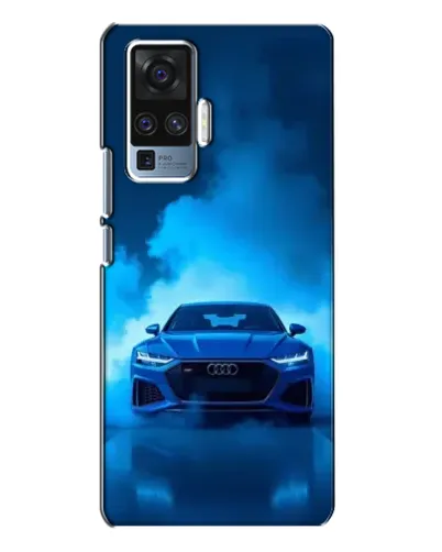 Чехол для Vivo X50 Pro с картинкой «Audi — голубая энергия»