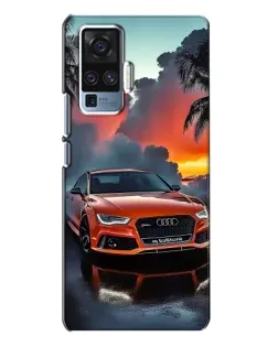 Чехол для Vivo X50 Pro с картинкой «Audi — закат» Чехол для Vivo X50 Pro с картинкой «Audi — закат»