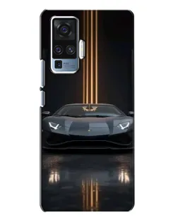 Чехол для Vivo X50 Pro с картинкой «Lamborghini золотые линии» Чехол для Vivo X50 Pro с картинкой «Lamborghini золотые линии»