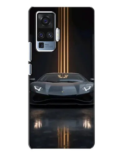 Чехол для Vivo X50 Pro с картинкой «Lamborghini золотые линии» Чехол для Vivo X50 Pro с картинкой «Lamborghini золотые линии»
