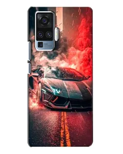 Чехол для Vivo X50 Pro с картинкой «Lamborghini красный дым» Чехол для Vivo X50 Pro с картинкой «Lamborghini красный дым»