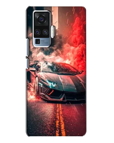 Чехол для Vivo X50 Pro с картинкой «Lamborghini красный дым» Чехол для Vivo X50 Pro с картинкой «Lamborghini красный дым»
