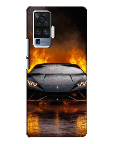 Чехол для Vivo X50 Pro с картинкой «Lamborghini в огне» Чехол для Vivo X50 Pro с картинкой «Lamborghini в огне»