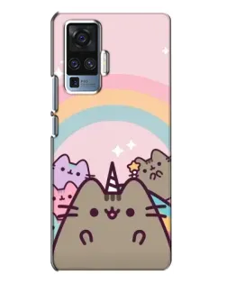 Чехол для Vivo X50 Pro с картинкой «Единорог Pusheen» Чехол для Vivo X50 Pro с картинкой «Единорог Pusheen»