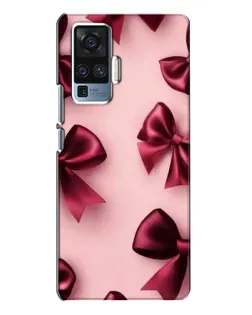 Чехол для Vivo X50 Pro с картинкой «Бордовый атлас»