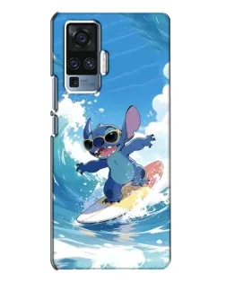 Чехол для Vivo X50 Pro с картинкой «Стич на волне» Чехол для Vivo X50 Pro с картинкой «Стич на волне»
