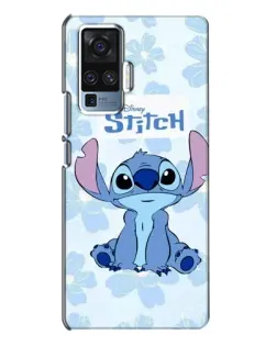 Чехол для Vivo X50 Pro с картинкой «Stitch среди цветов» Чехол для Vivo X50 Pro с картинкой «Stitch среди цветов»