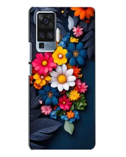 Чехол для Vivo X50 Pro с картинкой «Цветочная феерия»
