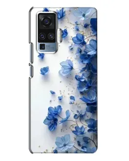 Чохол для Vivo X50 Pro з картинкою «Блакитний квітковий каскад» Чохол для Vivo X50 Pro з картинкою «Блакитний квітковий каскад»