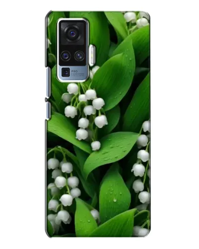 Чехол для Vivo X50 Pro с картинкой «Ландыши в зелени»