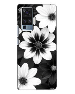Чохол для Vivo X50 Pro з картинкою «Монохромні айстри» Чохол для Vivo X50 Pro з картинкою «Монохромні айстри»